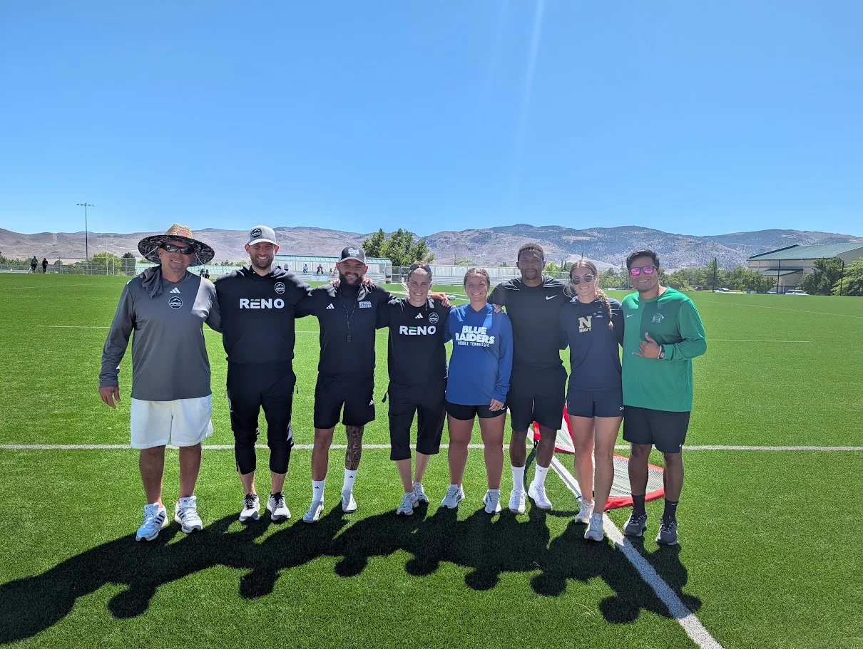 College coaches leading training at the Reno Apex College ID Camp