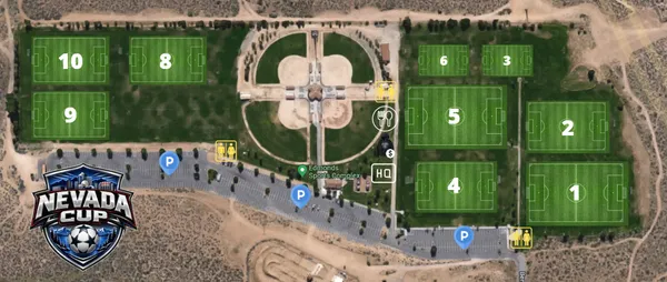 Field map — Pete Livermore Sports Complex (Edmonds Sports Complex), Carson City